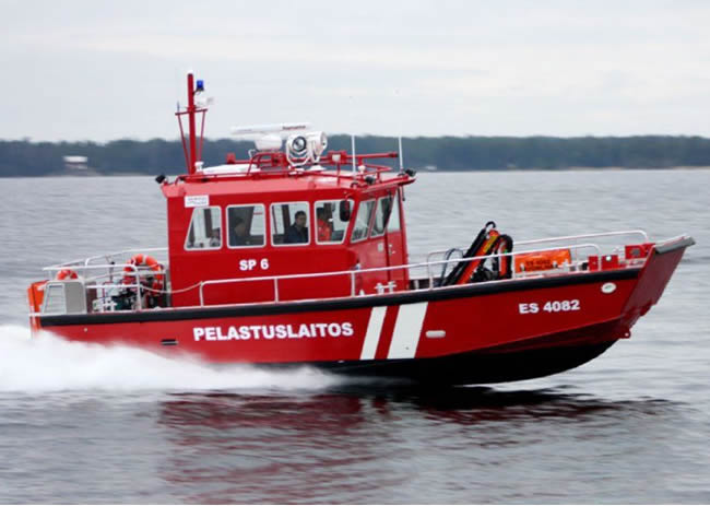 Official law enforcement boat